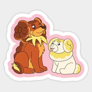 bakery pups Sticker